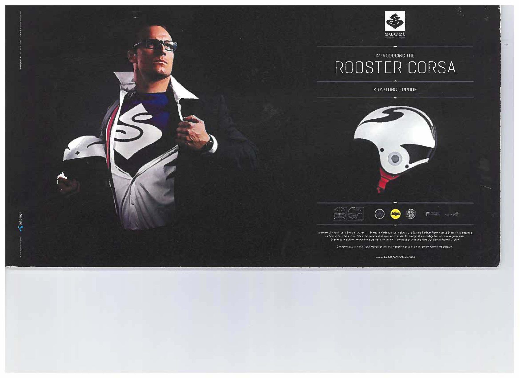 Rooster Corsa presentation with Aksel Lund Svindal and the helmet